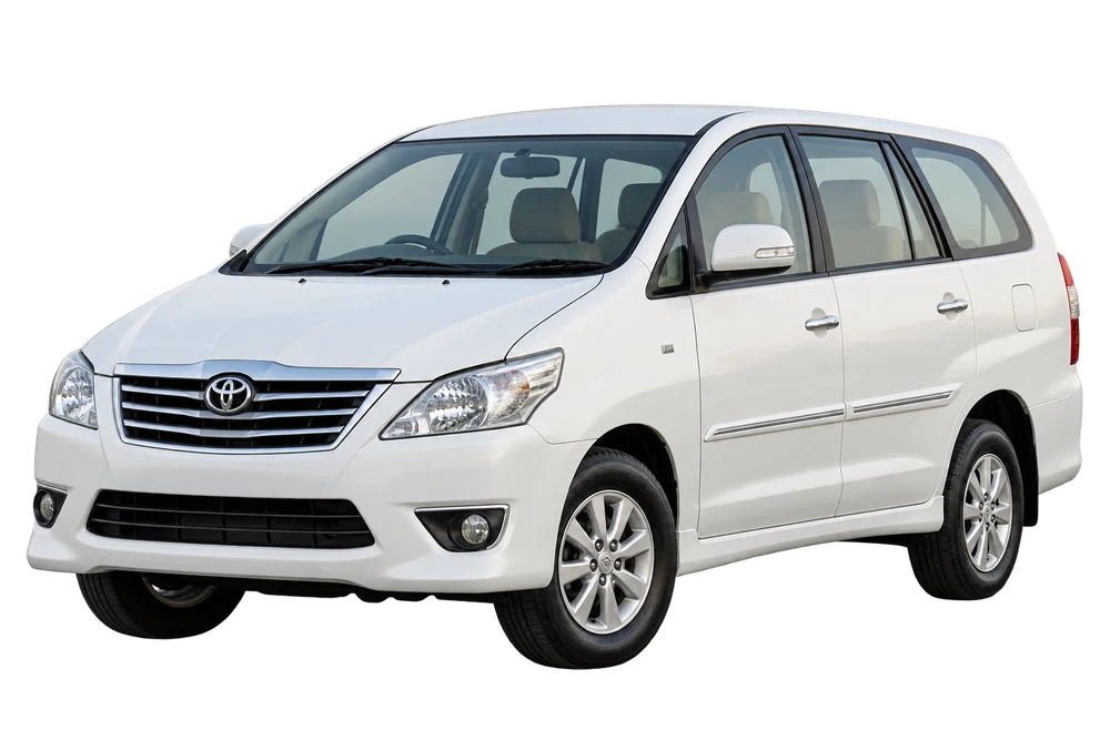 Toyota Innova, front and side view