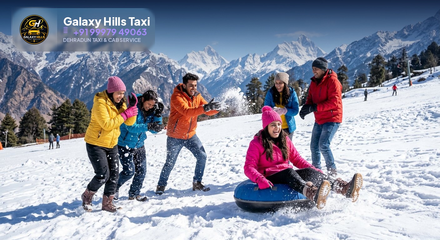 Auli snowfall taxi 2026 booking