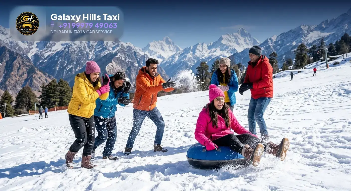 Auli snowfall taxi 2026 booking