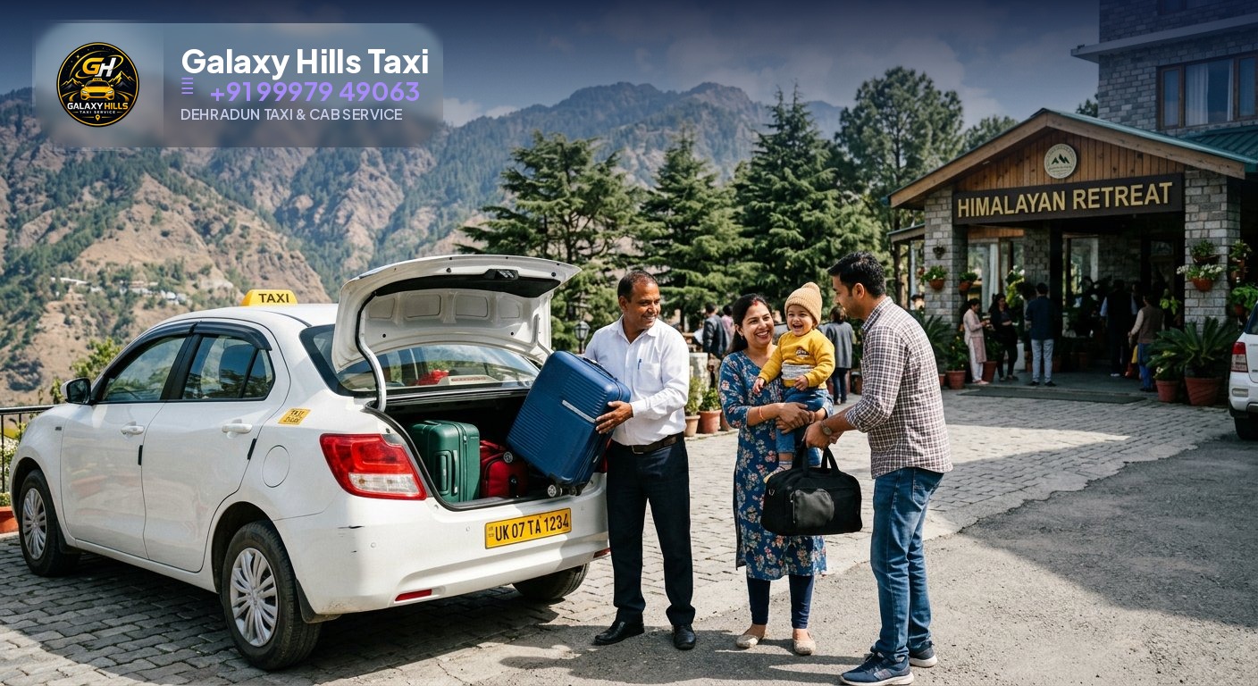 Dehradun to Mussoorie taxi fare 2026 booking