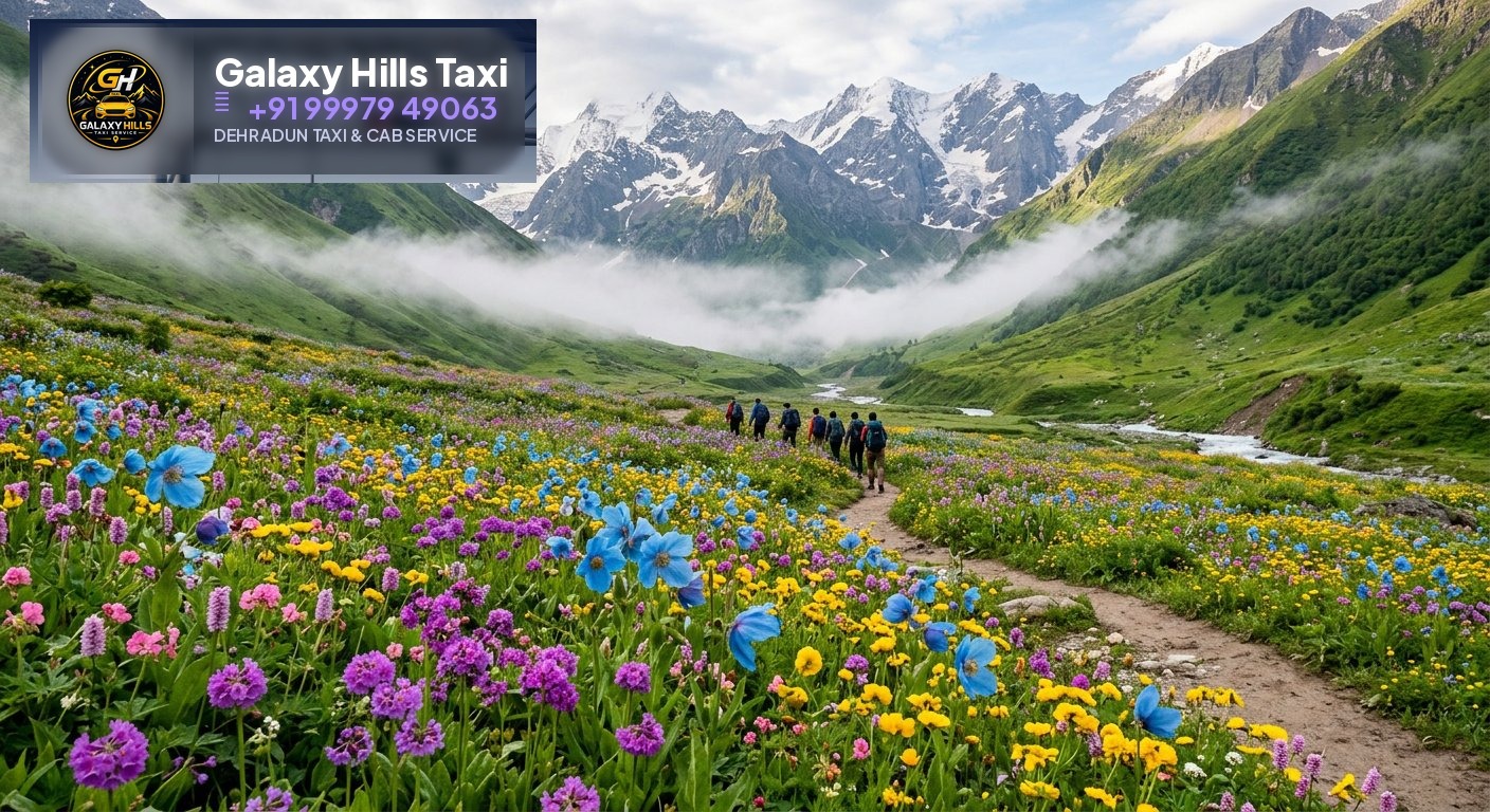 Valley of Flowers National Park in peak August 2026 bloom