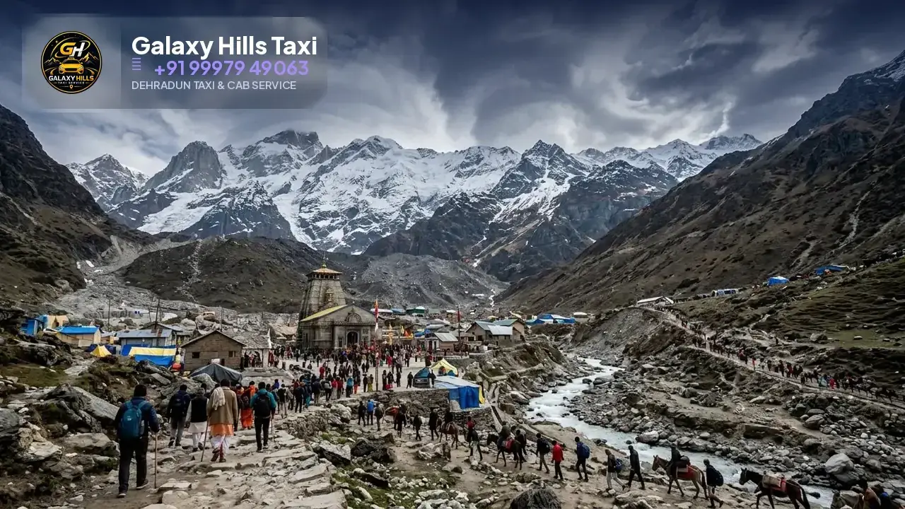Dehradun to Char Dham (All 4) taxi — Galaxy Hills Taxi Service Dehradun