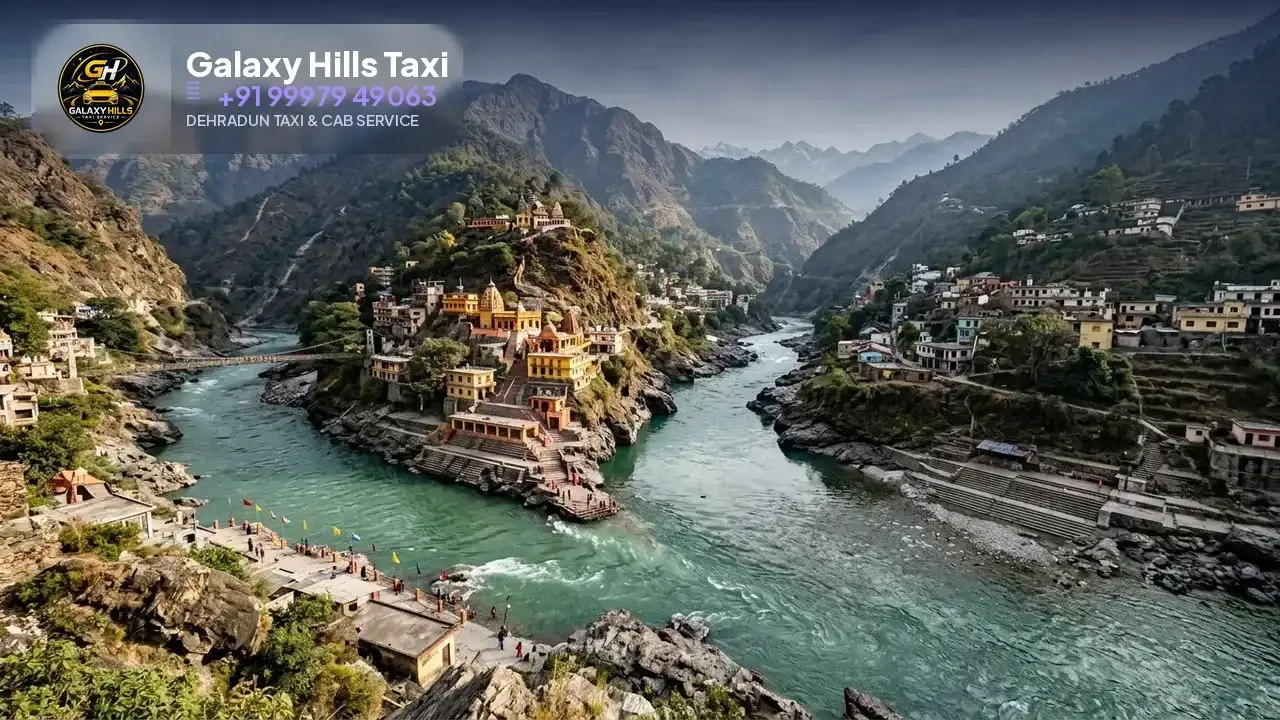 Dehradun to Devprayag taxi — Galaxy Hills Taxi Service Dehradun