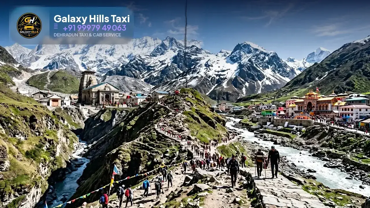 Dehradun to Do Dham (Kedar+Badrinath) taxi — Galaxy Hills Taxi Service Dehradun