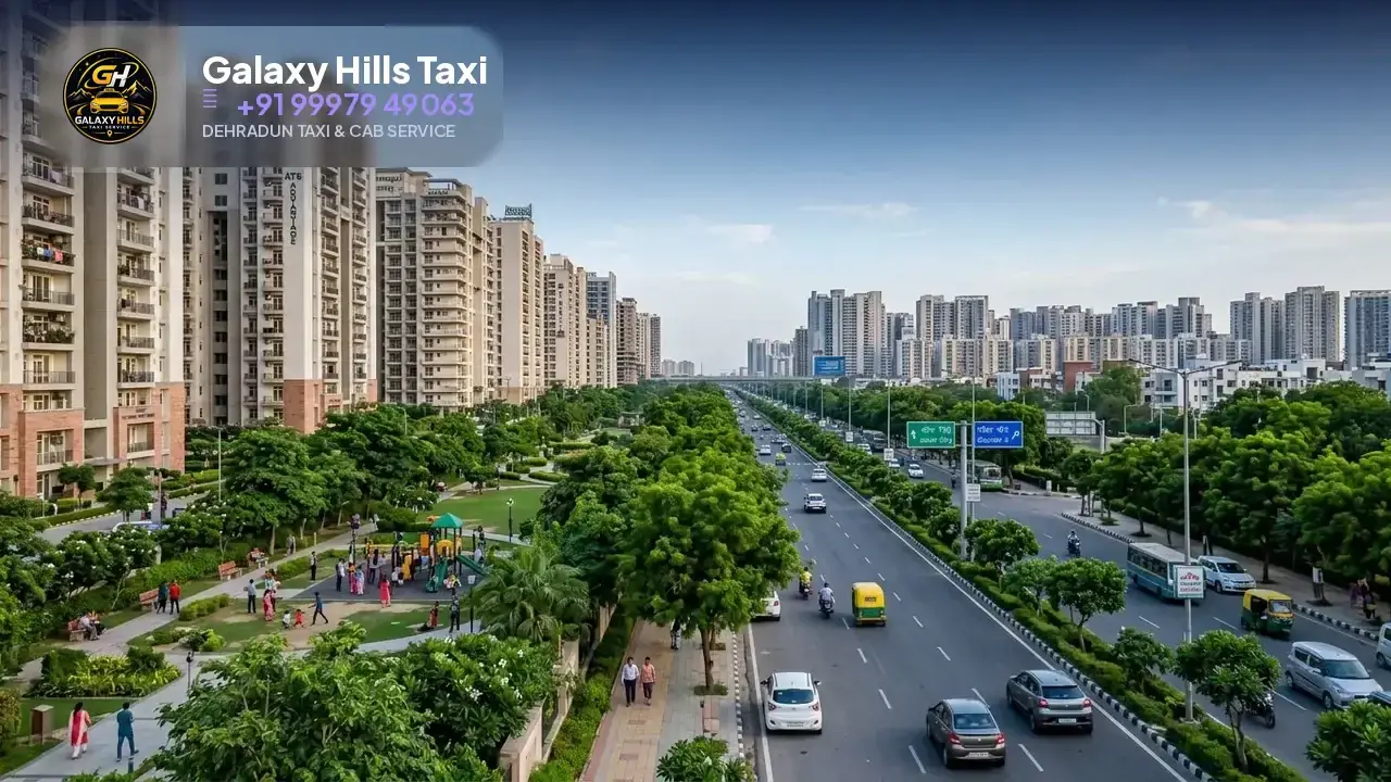 Dehradun to Ghaziabad taxi — Galaxy Hills Taxi Service Dehradun