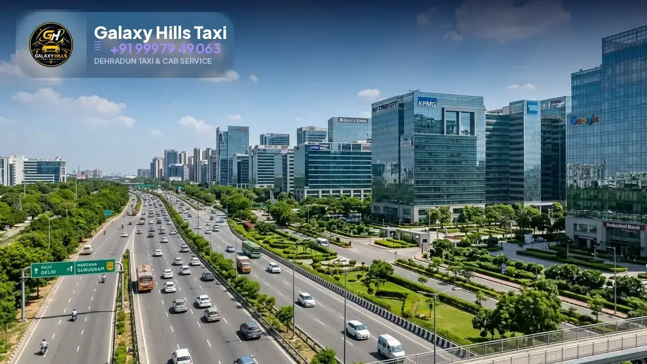 Dehradun to Gurgaon taxi — Galaxy Hills Taxi Service Dehradun