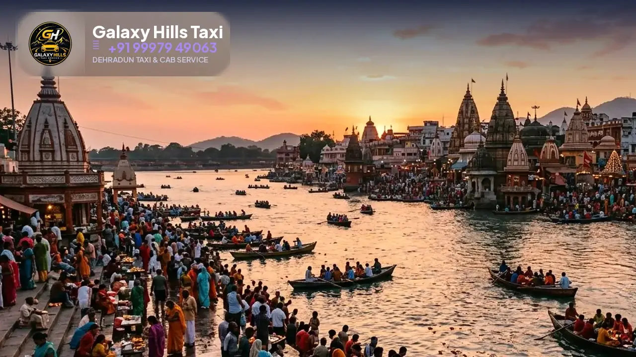 Dehradun to Haridwar taxi — Galaxy Hills Taxi Service Dehradun