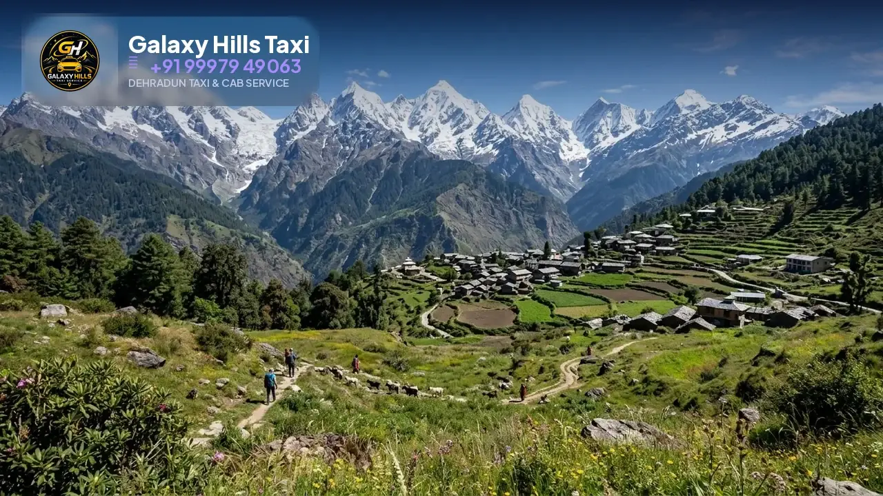 Dehradun to Munsiyari taxi — Galaxy Hills Taxi Service Dehradun