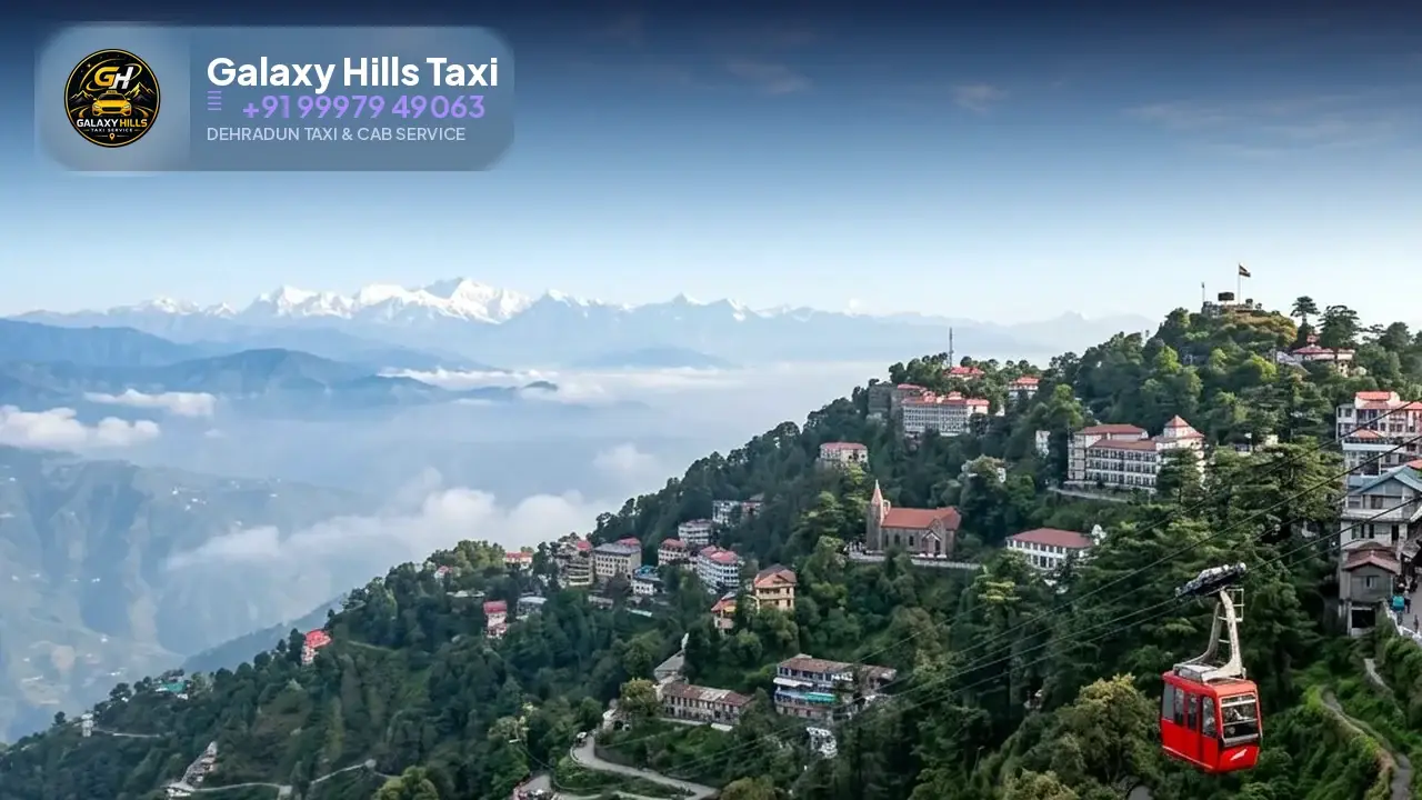 Galaxy Hills taxi on Himalayan road — trusted Dehradun taxi service since 2016