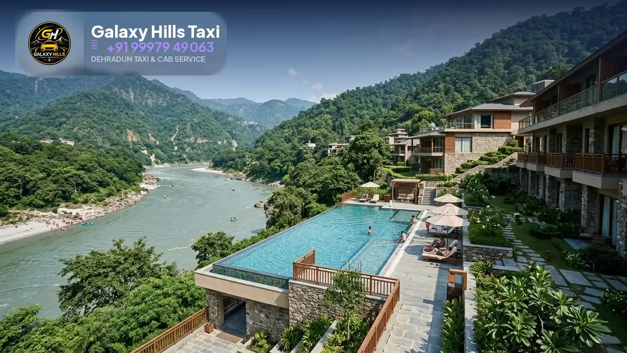 Dehradun to Taj Rishikesh taxi — Galaxy Hills Taxi Service Dehradun