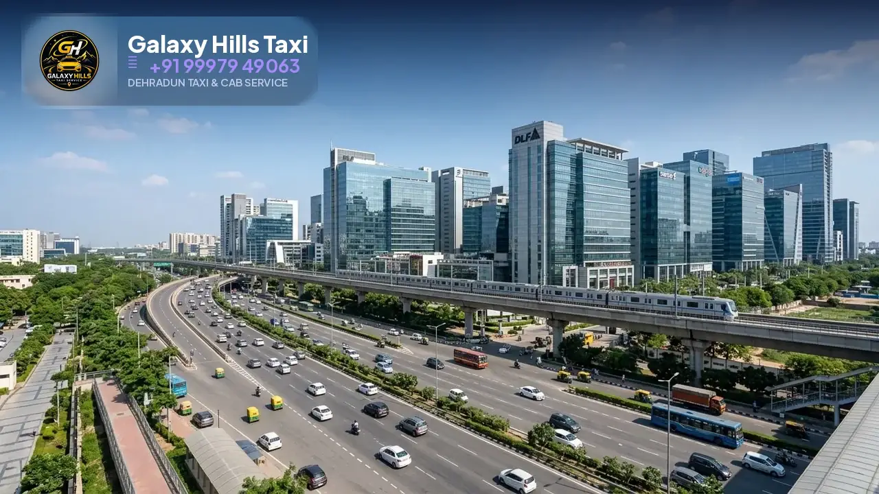 Gurgaon to Mussoorie taxi — Galaxy Hills Taxi Service Dehradun