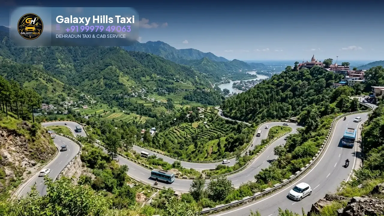 Haridwar to Mussoorie taxi — Galaxy Hills Taxi Service Dehradun