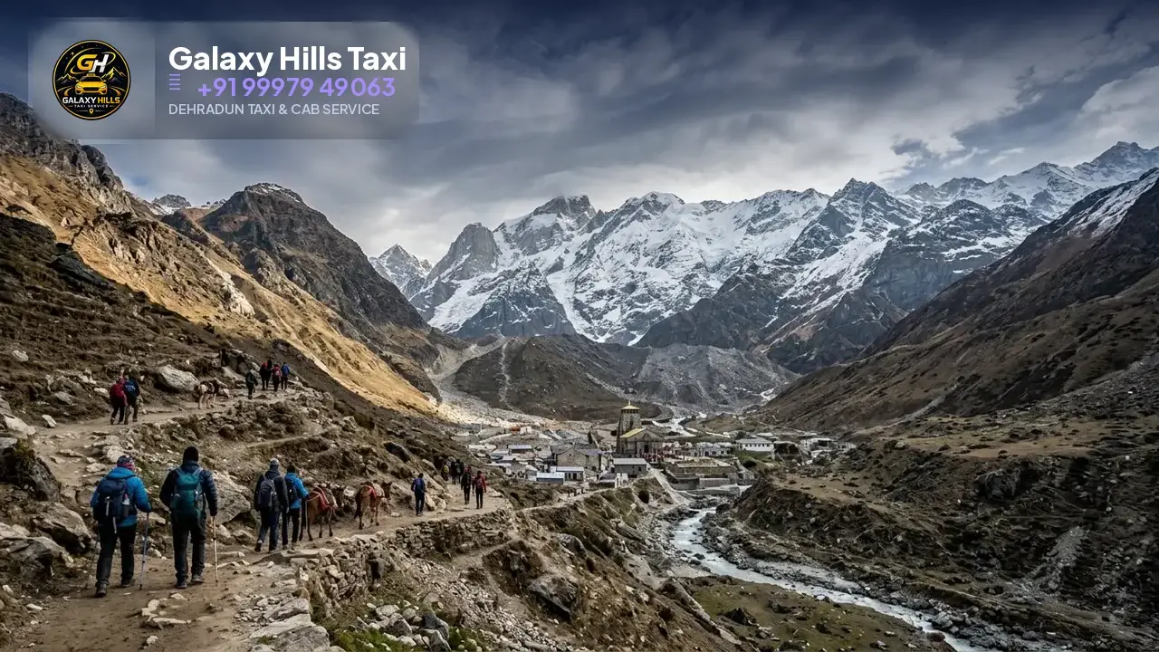 Jolly Grant Airport to Kedarnath taxi — Galaxy Hills Taxi Service Dehradun